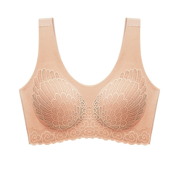 Womens 5D Wireless Contour Lace Breathable Underwear Seamless for Sports Yoga Running Bra 